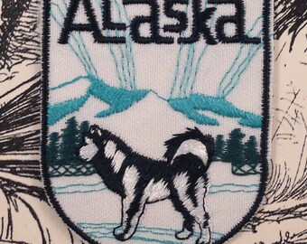 Alaska Vintage Travel Patch