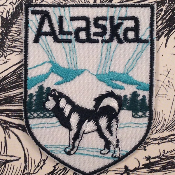 Alaska Vintage Travel Patch