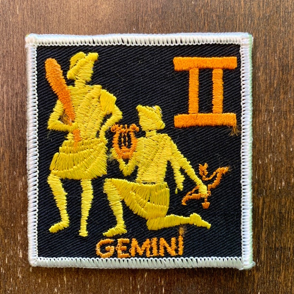 Gemini Zodiac Souvenir/Novelty Patch