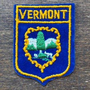 Vermont Kleine Filz Flagge Vintage Travel Patch - NUR EINZIGARTIG!