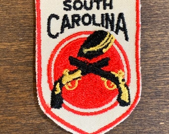 South Carolina Vintage Travel Patch