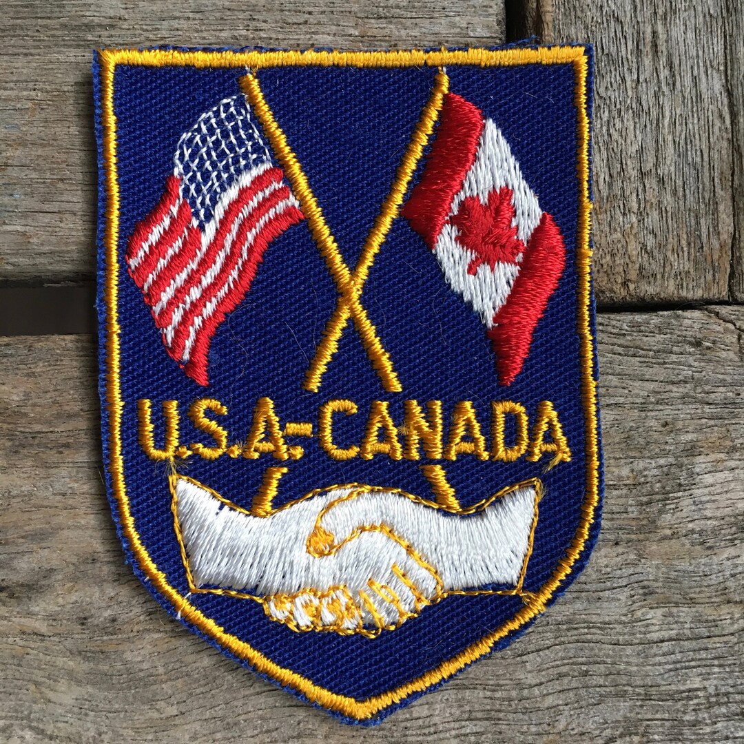 Usa-canada Vintage Travel Patch by Voyager - Etsy