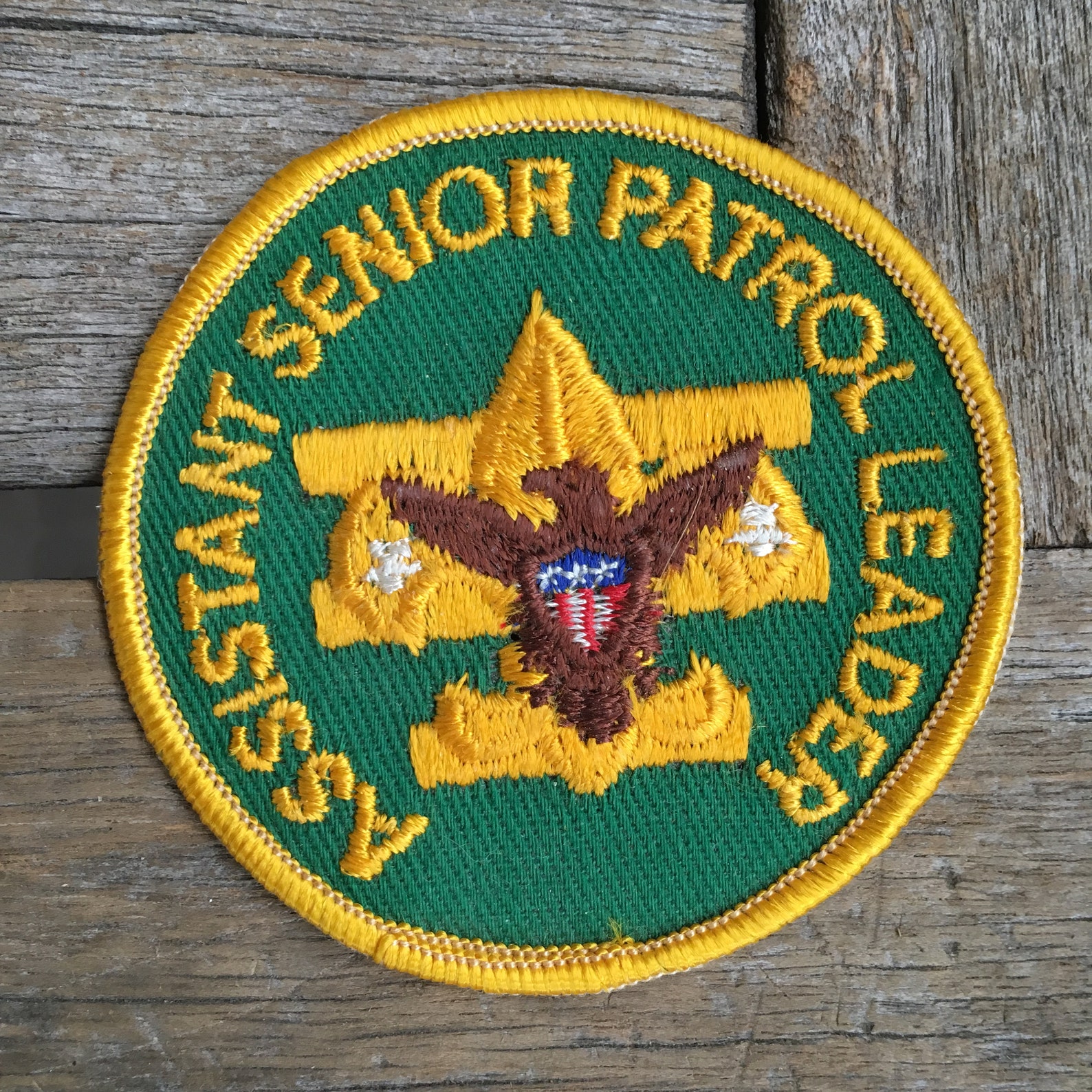Assistant Senior Patrol Leader Boy Scout Uniform Patch Etsy