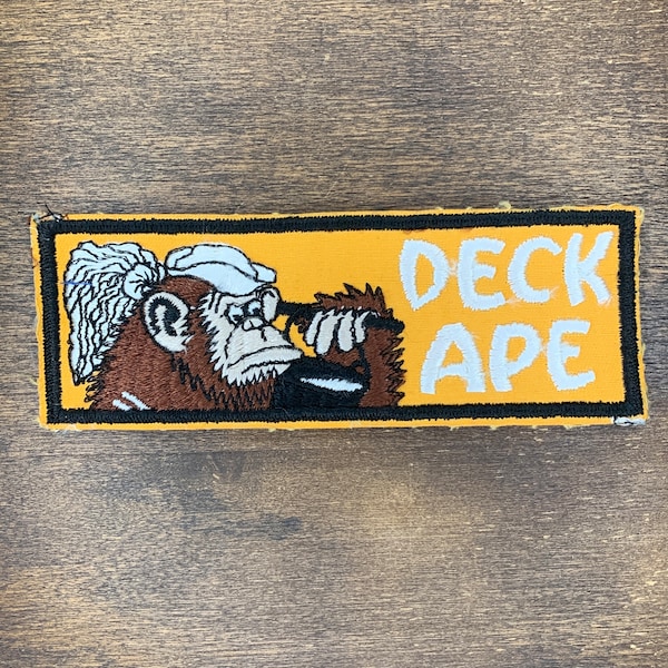 United States Navy Deck Ape Patch