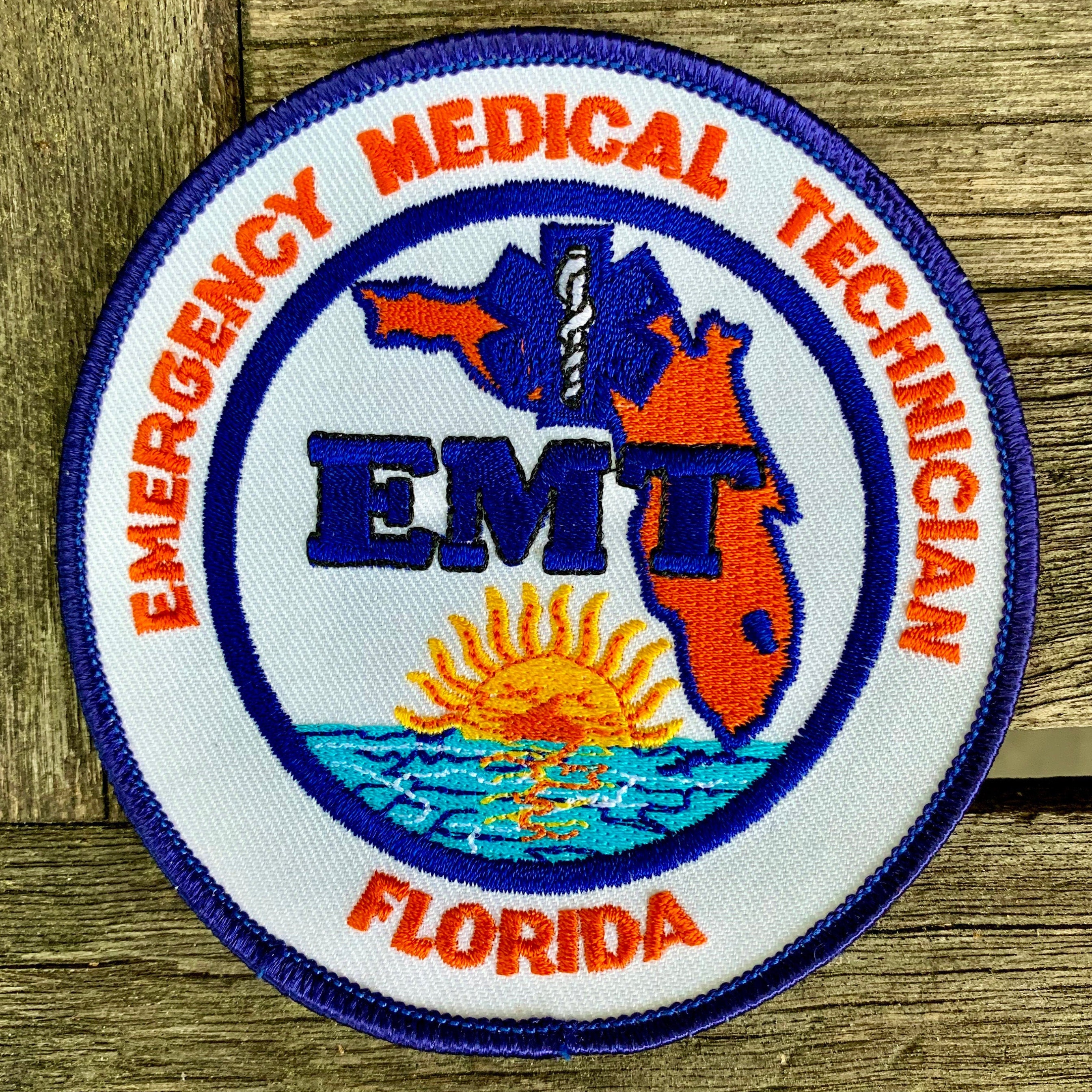 Florida Emergency Medical Technician Uniform Patch - Etsy