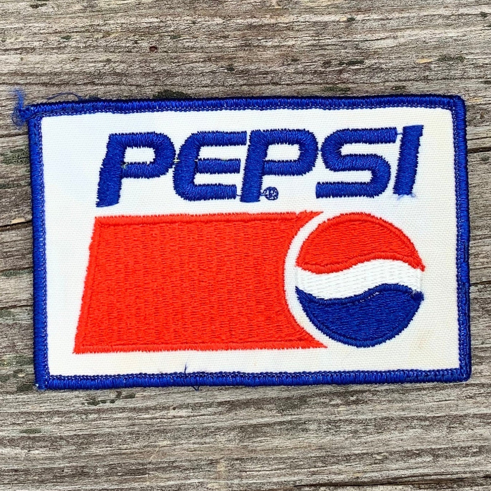 Pepsi. A work shirt uniform patch with the old Pepsi logo. | Etsy