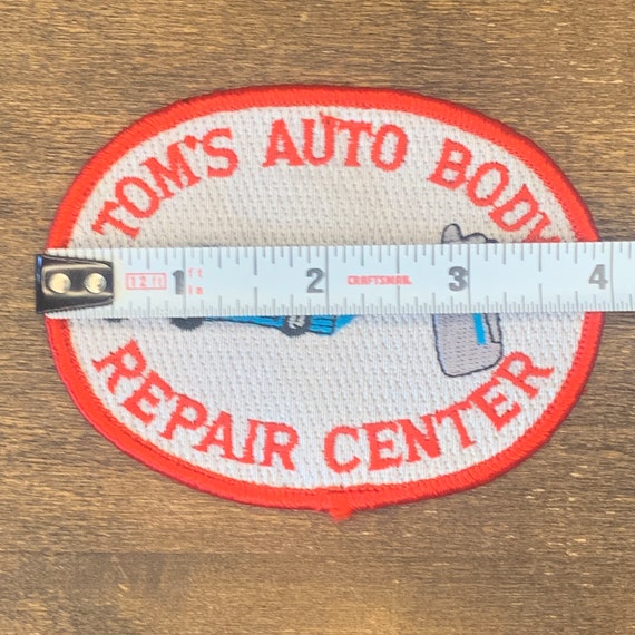 Tom's Auto Body Repair Center Vintage Work Shirt … - image 6