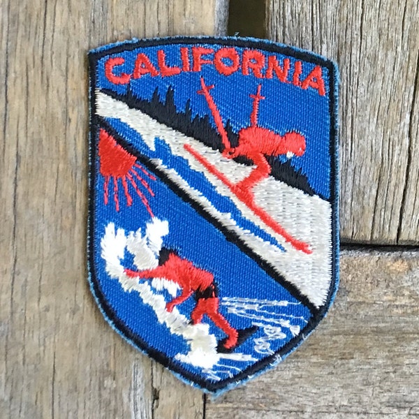 California Surf & Ski Vintage Travel Patch by Voyager