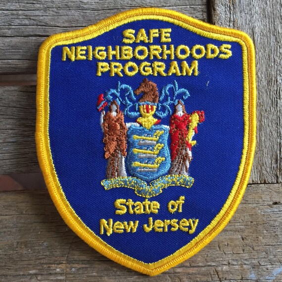Safe Neighborhoods Program State of New Jersey Patch Etsy