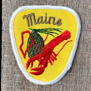 Maine Vintage Travel Patch