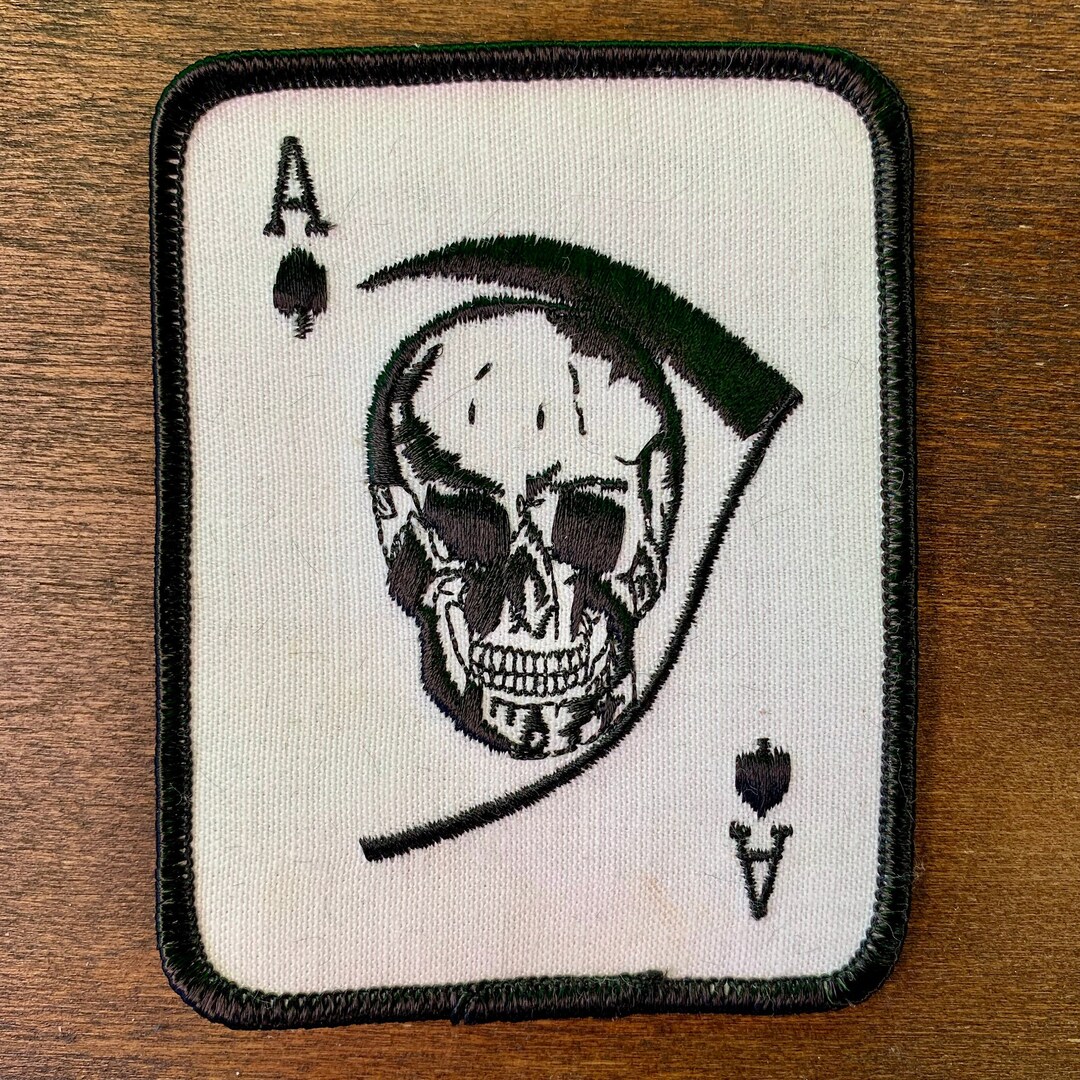 Ace of Spades Motorcycle Patch - Etsy