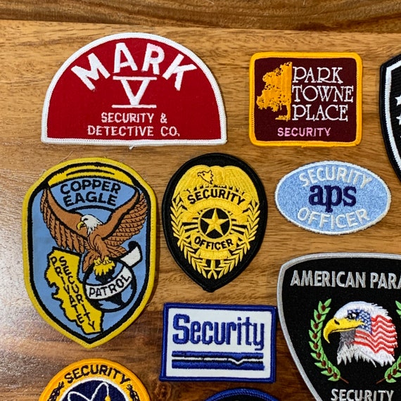 A Batch/Lot of 25 Security Guard Patches - image 2
