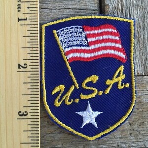 USA Vintage Travel Patch by Voyager - Etsy