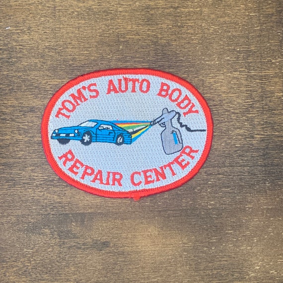 Tom's Auto Body Repair Center Vintage Work Shirt … - image 3