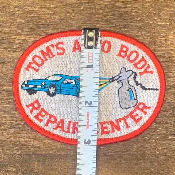 Tom's Auto Body Repair Center Vintage Work Shirt … - image 5