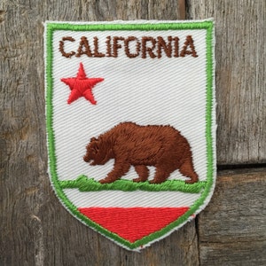 California State Flag Vintage Travel Patch by Voyager