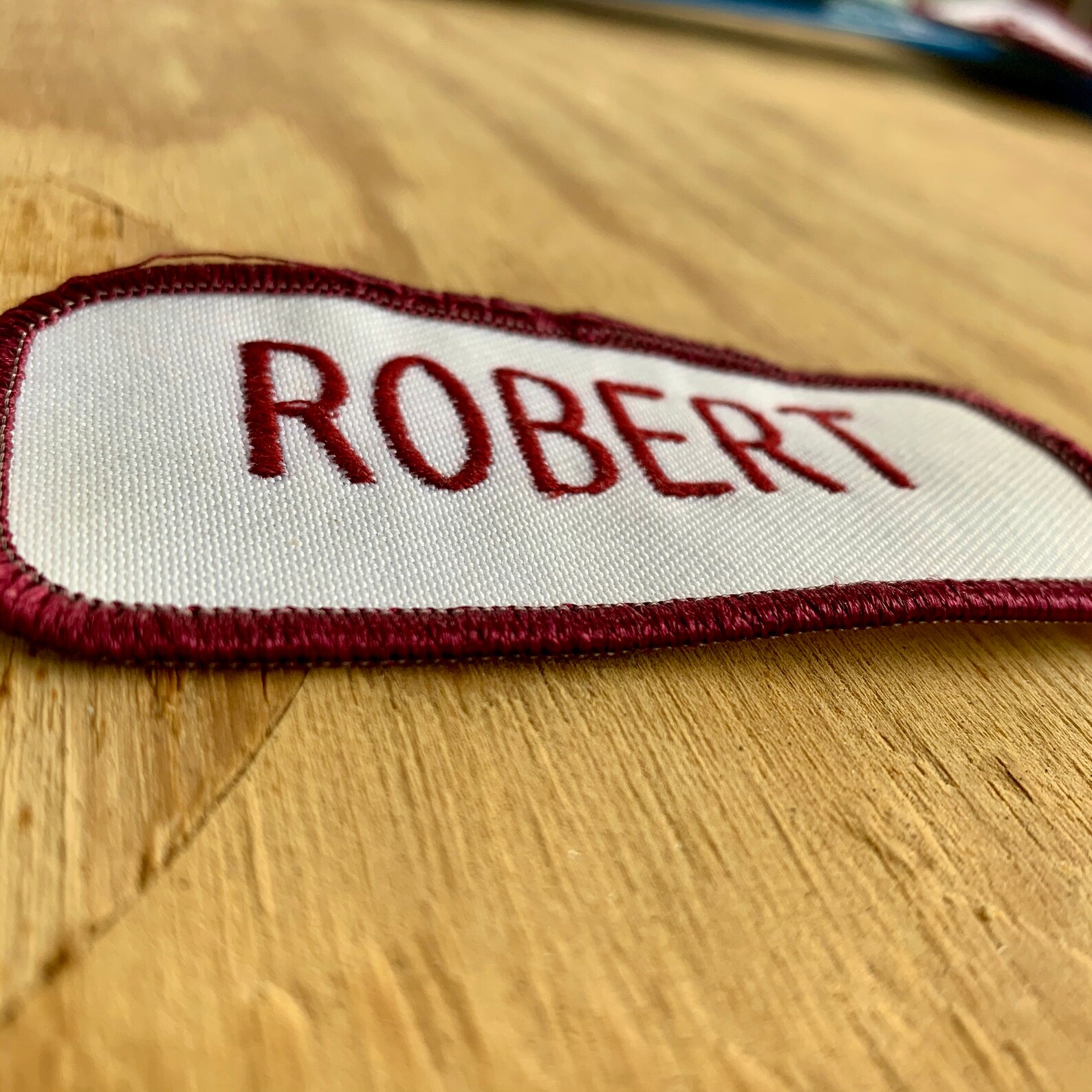 Robert A White Work Shirt Name Patch That Says Etsy robert-a-white-work-shirt-name-patch-that-says-etsy