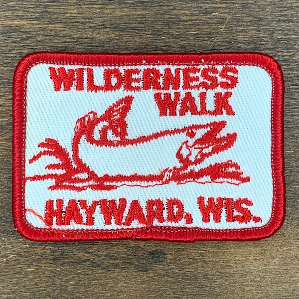 Wilderness Walk, Hayward, Wisconsin Vintage Patch