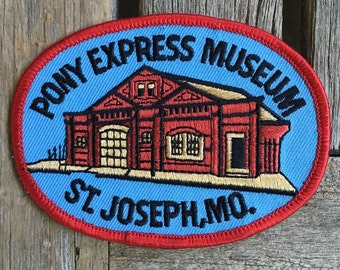 Pony Express Museum St. Joseph Missouri Souvenir Travel Patch