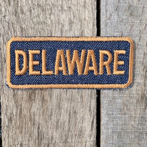 Delaware Denim Patch