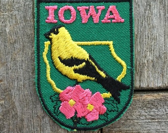 Iowa Vintage Travel Patch by Voyager