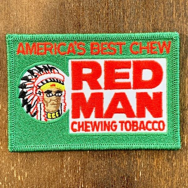 Red Man Chewing Tobacco Vintage Patch