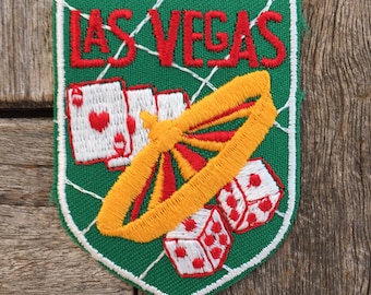 Las Vegas Nevada Vintage Souvenir Travel Patch by Voyager