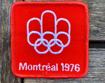 Montreal, Canada 1976 Summer Olympics Vintage Souvenir Travel Patch