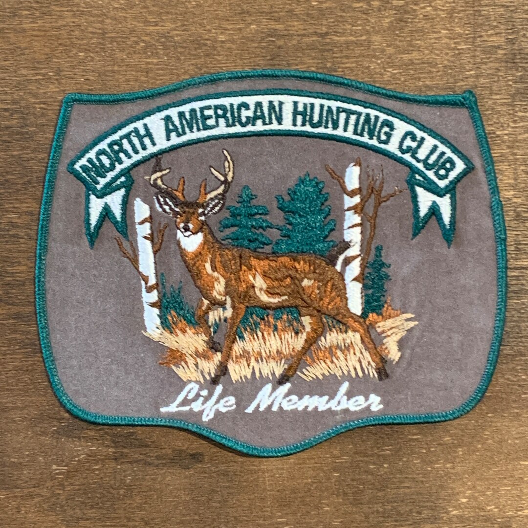 North American Hunting Club Life Member Patch (5 X 6 Inches) Etsy