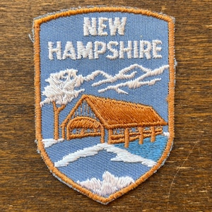New Hampshire Vintage Travel Patch von Voyager