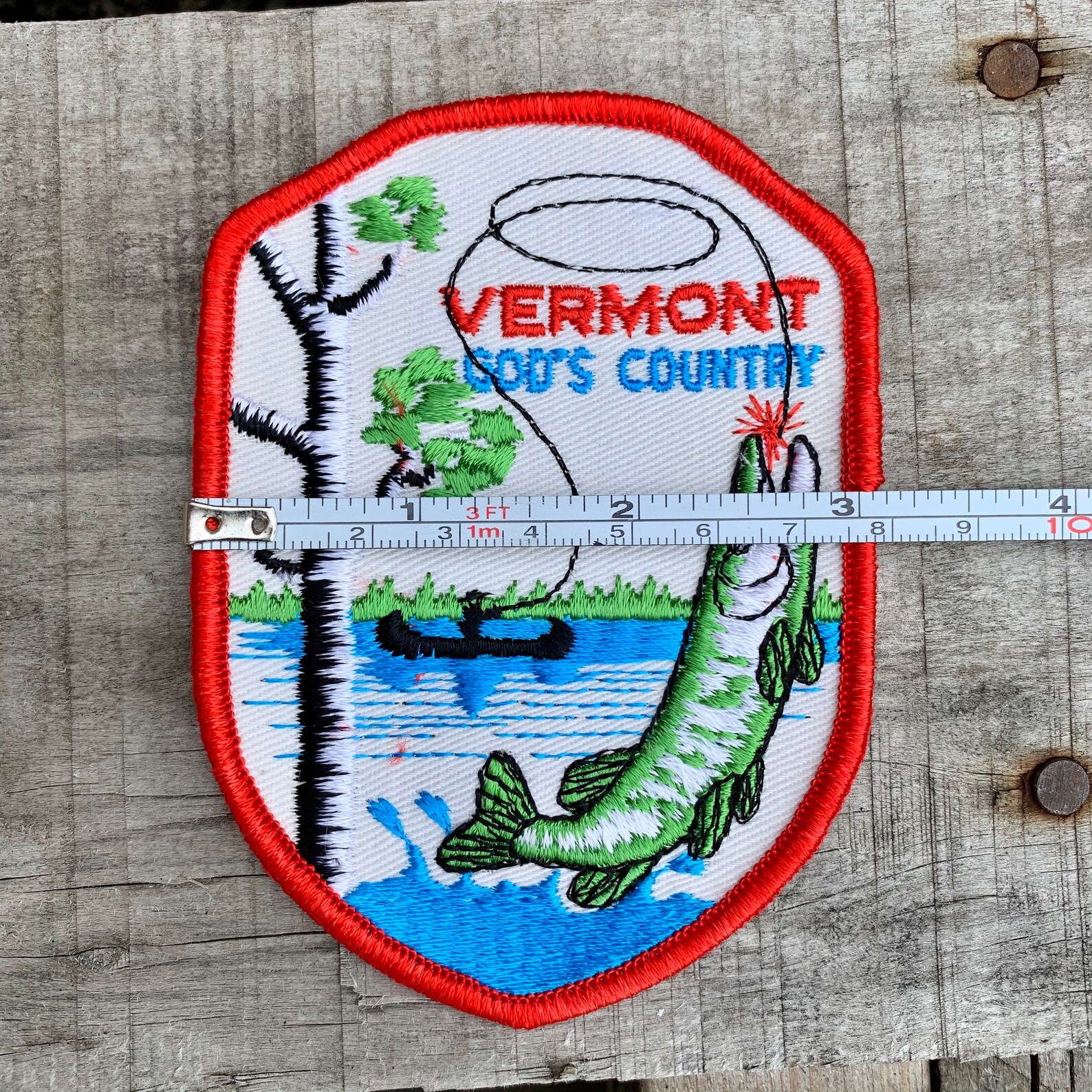 Vermont God's Country Vintage Travel Patch Etsy