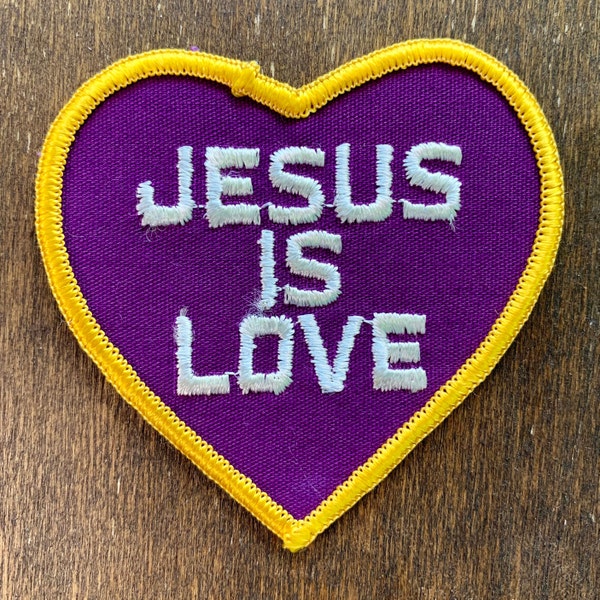 Jesus Is Love Patch