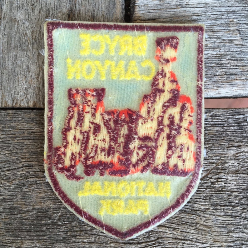 Bryce Canyon National Park Utah Vintage Travel Patch by Voyager