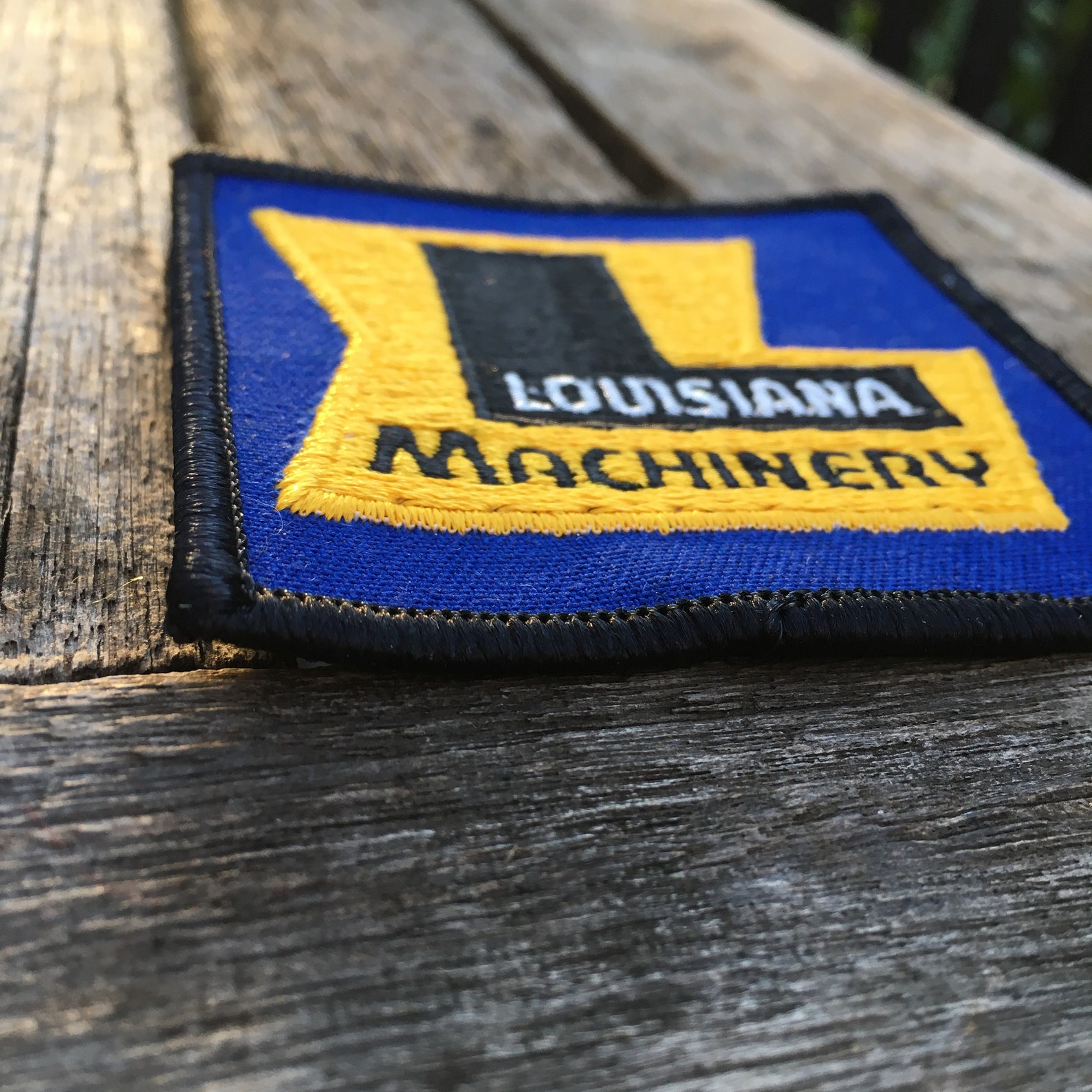 Louisiana Machinery Work Shirt Uniform Patch Etsy