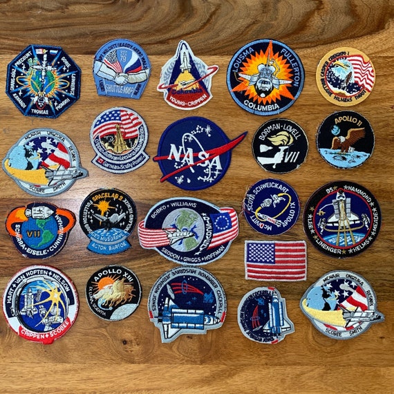 A Batch/Lot of 20 UNFINISHED NASA Patches: Note t… - image 1