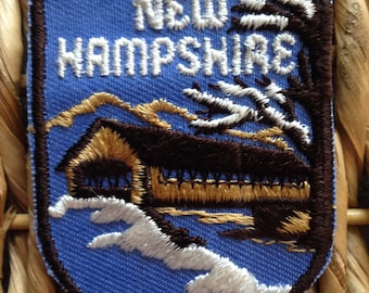 New Hampshire Vintage Travel Patch by Voyager