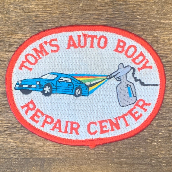 Tom's Auto Body Repair Center Vintage Work Shirt … - image 1