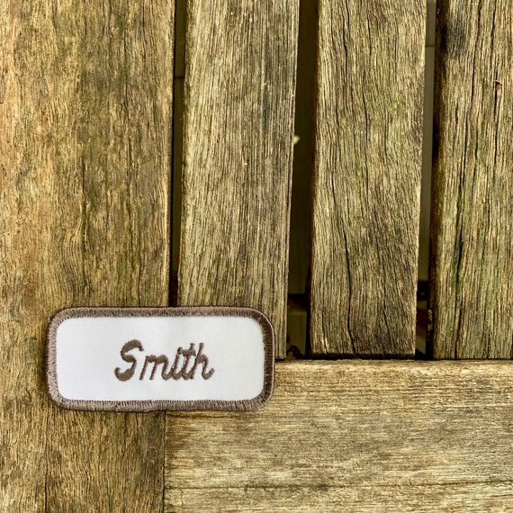 Smith. A white work shirt patch that says "Smith"… - image 4