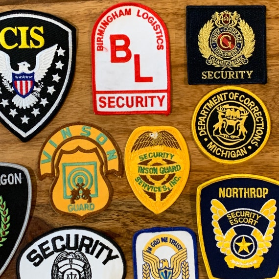 A Batch/Lot of 25 Security Guard Patches - image 3