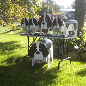 Large Saint Bernard Mailbox