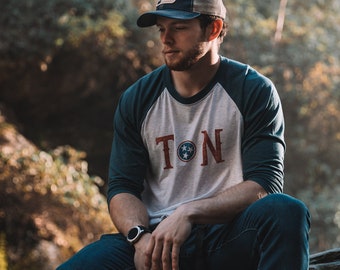 Tennessee Star Baseball Tee, Navy