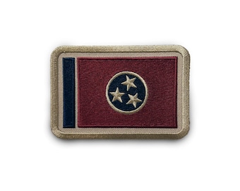 Tennessee Embroidered State Flag Patch