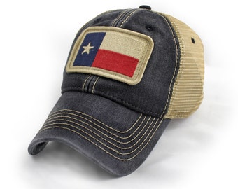 Texas Flag Patch Trucker Hat