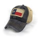 Texas Flag Patch Trucker Hat, Black