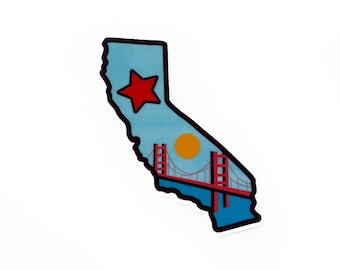 State of California 4" Sticker