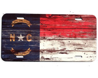 North Carolina Vintage License Plate