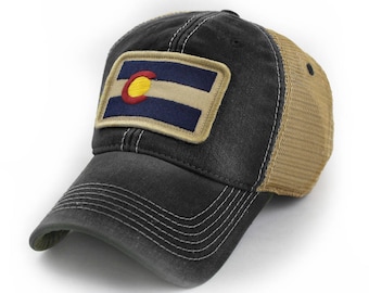Colorado Flag Patch Trucker Hat