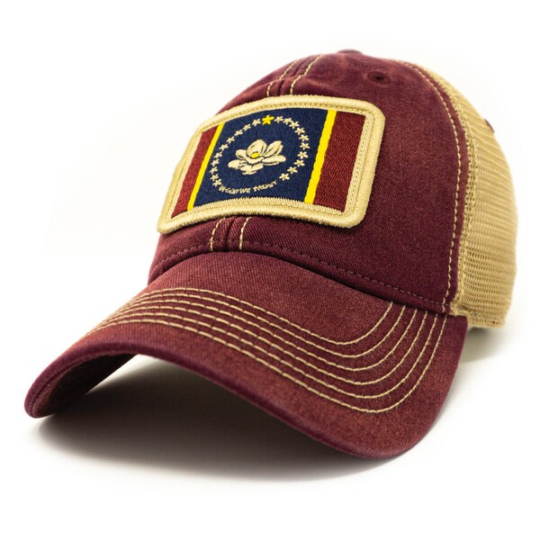 MADISON CREEK HEATHER GREY/ORANGE LEATHER PATCH TRUCKER HAT – The Avenue Boutique