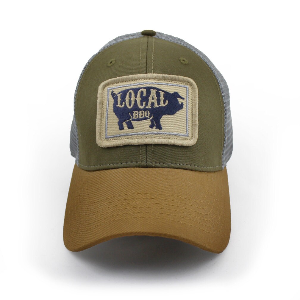 Everyday Trucker Hat Structured Local BBQ Pig Earth - Etsy