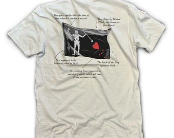 Blackbeard Flag Fact Shirt, S/S, Ice Grey